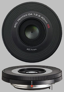 image of the Pentax 40mm f/2.8 XS SMC DA lens
