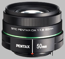 image of the Pentax 50mm f/1.8 SMC DA lens
