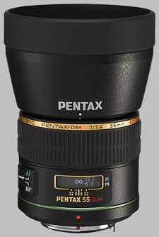 image of the Pentax 55mm f/1.4 SDM SMC DA* lens