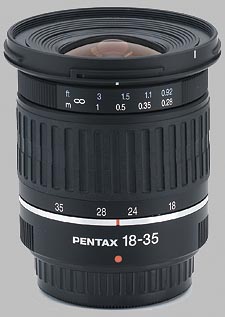 image of the Pentax 18-35mm f/4-5.6 AL SMC P-FA J lens