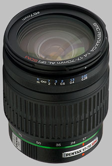 image of the Pentax 17-70mm f/4 AL IF SDM SMC DA lens