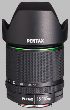 image of the Pentax 18-135mm f/3.5-5.6 ED AL [IF] DC SMC DA WR lens