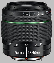 image of the Pentax 18-55mm f/3.5-5.6 AL SMC DA WR lens