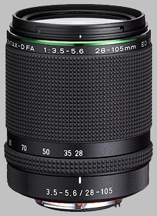 image of the Pentax 28-105mm f/3.5-5.6 ED D FA HD DC WR lens