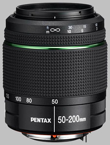image of the Pentax 50-200mm f/4-5.6 ED SMC DA WR lens