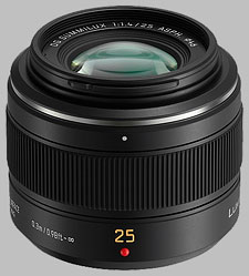 image of the Panasonic 25mm f/1.4 ASPH LEICA DG SUMMILUX lens