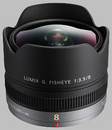 image of the Panasonic 8mm f/3.5 LUMIX G FISHEYE lens