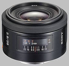 image of the Sony 28mm f/2.8 SAL-28F28 lens
