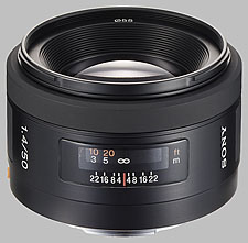 image of the Sony 50mm f/1.4 SAL-50F14 lens
