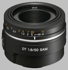 image of the Sony 50mm f/1.8 DT SAM SAL-50F18 lens