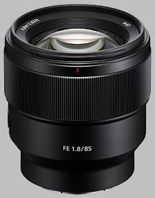 image of the Sony FE 85mm f/1.8 SEL85F18 lens
