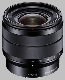image of the Sony E 10-18mm f/4 ED OSS SEL1018 lens