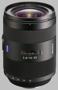 image of the Sony 16-35mm f/2.8 Carl Zeiss Vario-Sonnar T* SAL-1635ZA lens