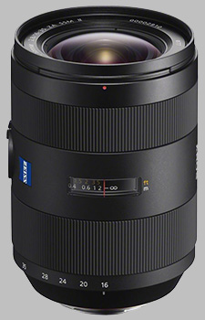 image of the Sony 16-35mm f/2.8 ZA SSM II Zeiss Vario-Sonnar T* SAL1635Z2 lens