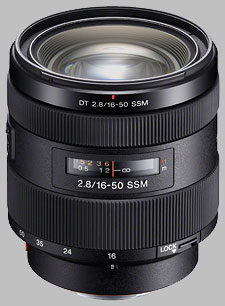 image of the Sony 16-50mm f/2.8 DT SSM SAL1650 lens