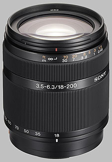 image of the Sony 18-200mm f/3.5-6.3 DT SAL-18200 lens