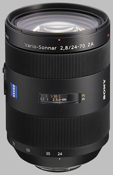 image of the Sony 24-70mm f/2.8 ZA Carl Zeiss Vario-Sonnar T* SAL-2470Z lens