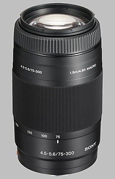 image of the Sony 75-300mm f/4.5-5.6 SAL-75300 lens