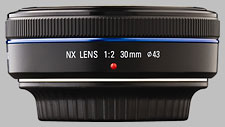 image of the Samsung 30mm f/2 NX lens