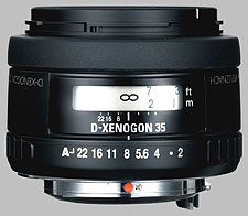 image of the Samsung 35mm f/2 AL Schneider D-XENOGON lens
