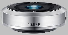 image of the Samsung 9mm f/3.5 ED NX-M lens