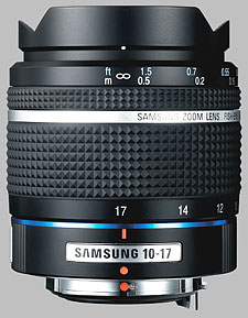 image of the Samsung 10-17mm f/3.5-4.5 Fish-Eye Schneider D-XENON lens
