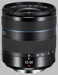 image of the Samsung 12-24mm f/4-5.6 ED NX lens