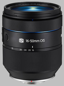 image of the Samsung 16-50mm f/2-2.8 S ED OIS NX lens