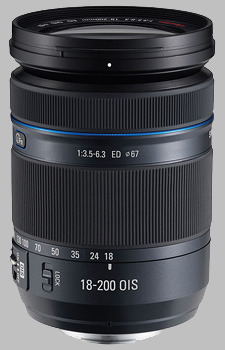 image of the Samsung 18-200mm f/3.5-6.3 ED OIS NX lens