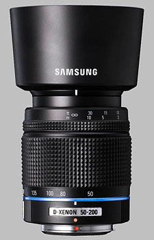 image of the Samsung 50-200mm f/4-5.6 ED Schneider D-XENON lens