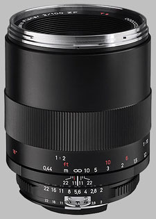 image of the Carl Zeiss 100mm f/2 Makro-Planar T* 2/100 lens