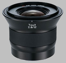 image of the Zeiss 12mm f/2.8 Touit 2.8/12 lens
