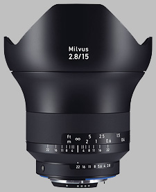 image of the Zeiss 15mm f/2.8 Milvus 2.8/15 lens
