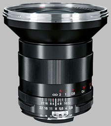 image of the Carl Zeiss 21mm f/2.8 Distagon T* 2.8/21 lens