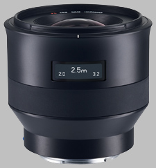 image of the Zeiss 25mm f/2 Batis 2/25 lens