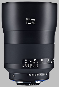 image of the Zeiss 50mm f/1.4 Milvus 1.4/50 lens