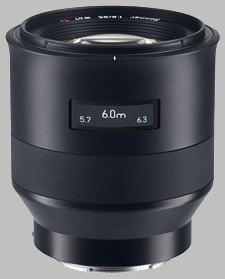 image of the Zeiss 85mm f/1.8 Batis 1.8/85 lens