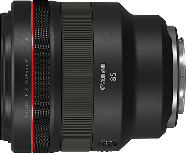 Canon RF 85mm f/1.2L USM Review -- Product Image
