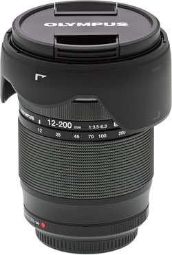 Olympus 12-200mm f/3.5-6.3 Review -- Product Shot