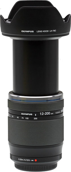 Olympus 12-200mm f/3.5-6.3 Review -- Product Shot