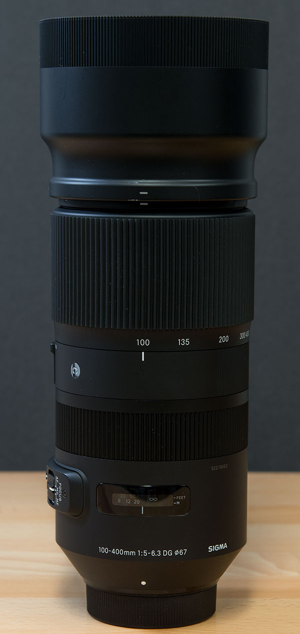 Sigma 100-400mm f/5-6.3 DG OS HSM Contemporary Review -- Product Image