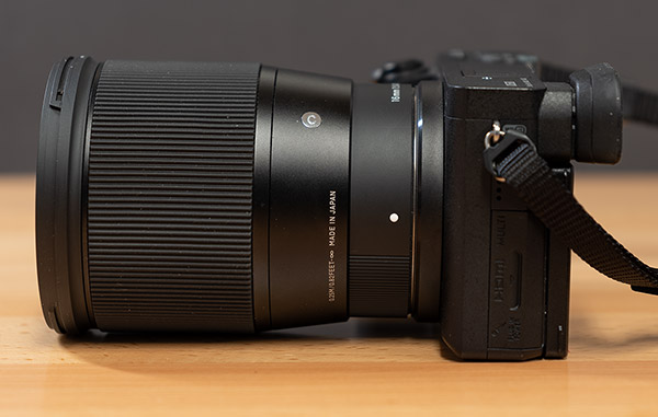 Sigma 16mm f/1.4 DC DN Contemporary Review -- Product Image