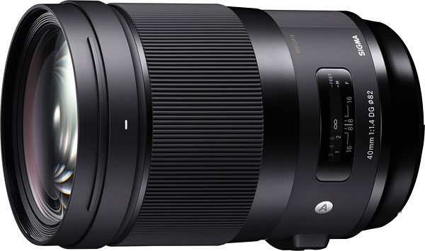 SIGMA 40mm F1.4 DG H Art Review -- Product Image