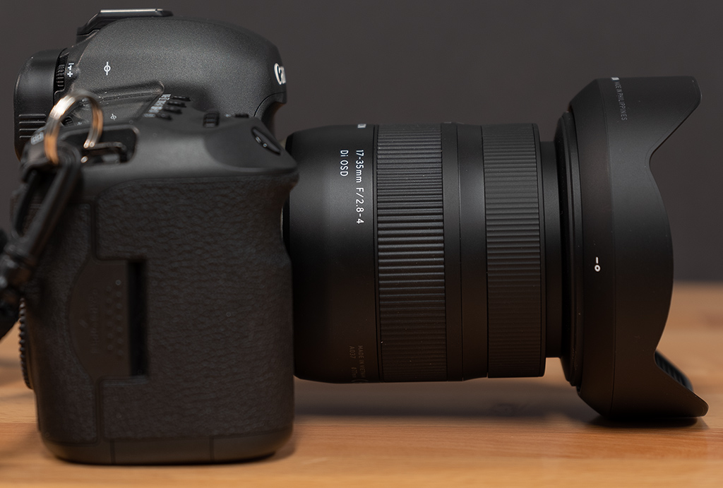 Despite its compact size and lightweight design, the 17-35mm f/2.8-4 feels ...